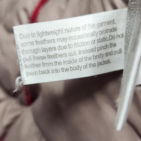 Calvin Klein Jacket Womens Small Packable Lightweight Down Hooded Puffer - Picture 14 of 15